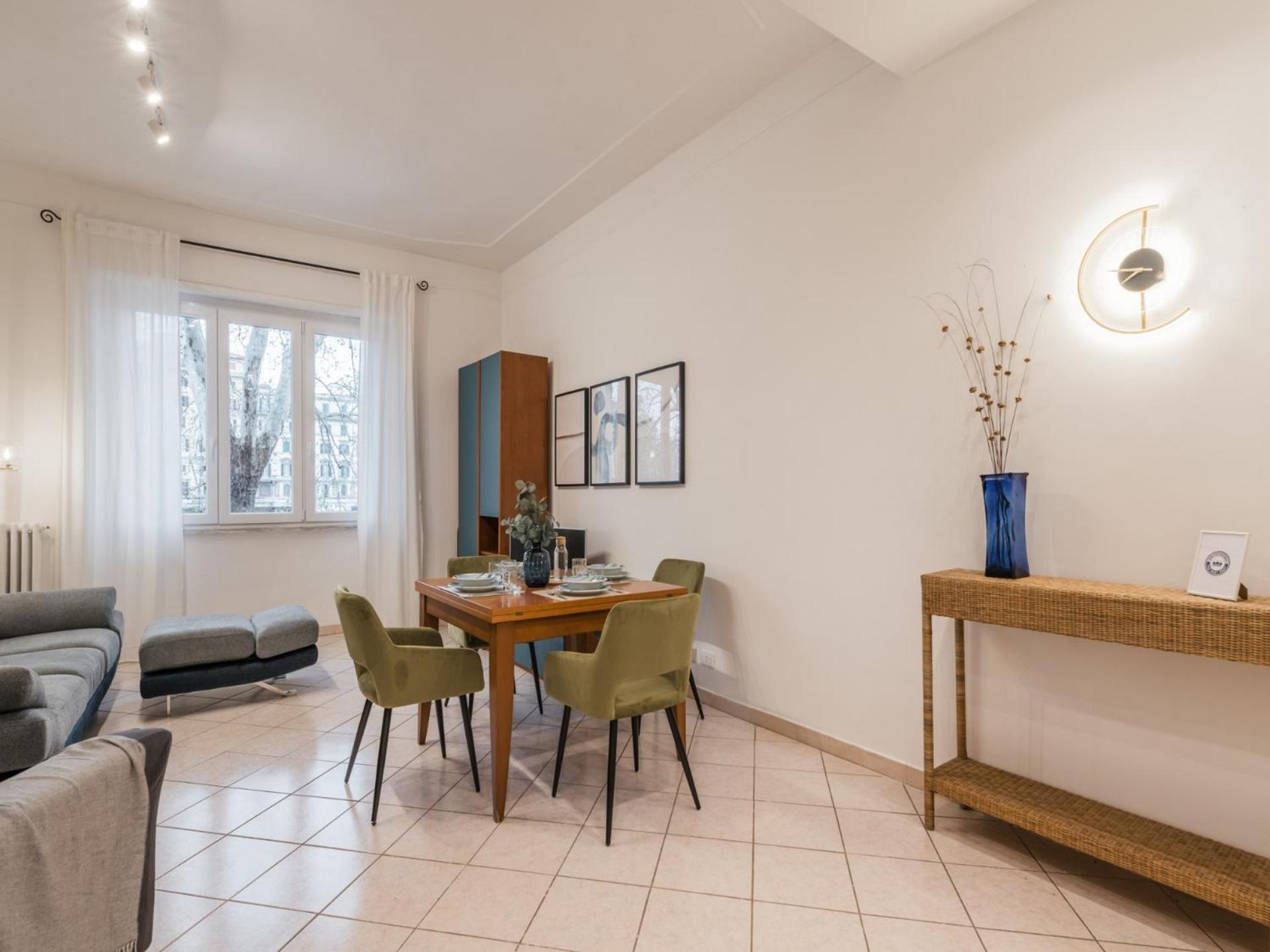 Appartement The Rent - Bright Three-bedroom Along The Tiber River Rome